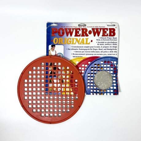 USED "POWER WEB ORIGINAL" HAND EXRCISER