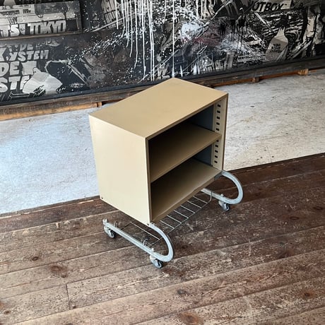 JAPAN USED “GAKKEN” METAL LEG CARRY SHELF