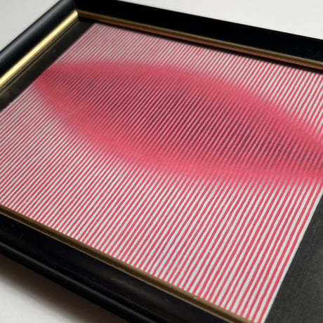 USED WOODEN FRAME WALL ART BY “WOICIECH FANGOR”
