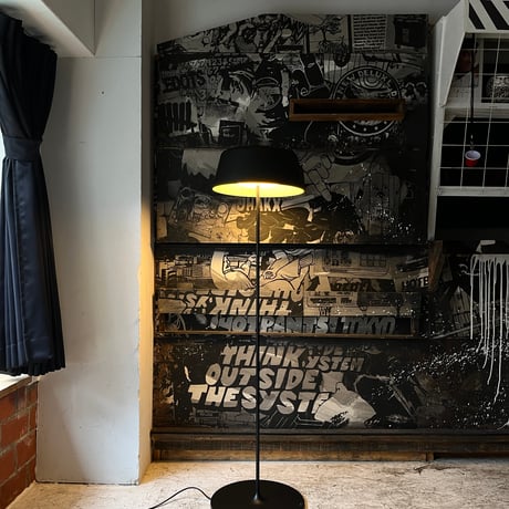 JAPAN USED "PANASONIC" METAL FLOOR LAMP