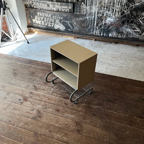 JAPAN USED “GAKKEN” METAL LEG CARRY SHELF