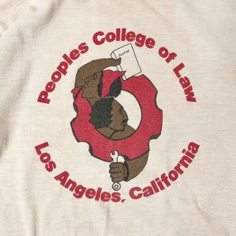 USED 70-80'S "PEOPLES COLLEGE OF LOW" TSH