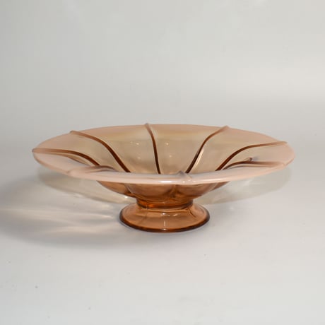 VINTAGE GLASS ART BOWL