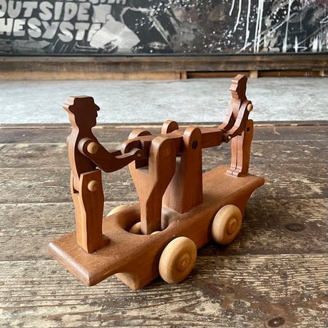 USED WOODEN MOVING TOY