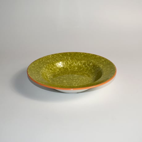 USED “OVER AND BACK, INC” CERAMIC DISH