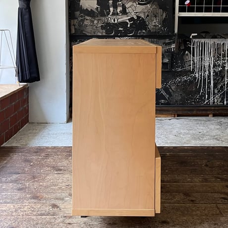 JAPAN USED WOODEN SHELF