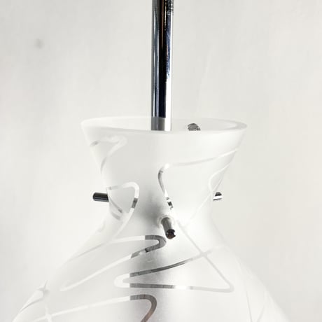 USED GLASS PENDANT LAMP