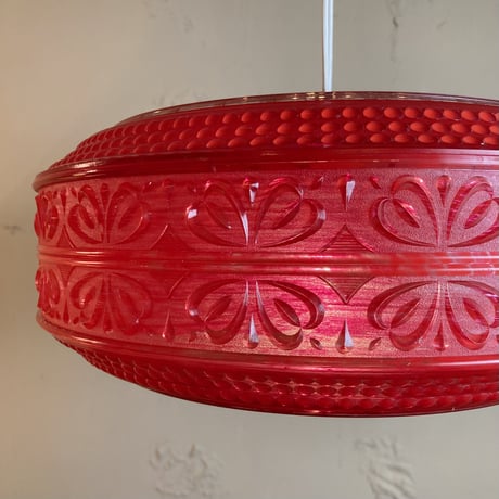 PLASTIC SHADE PENDANT LAMP