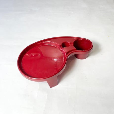 USED "DEBBIE MEYER'S / BUFFET GENIUS" PLASTICS PLATE & DRINK HOLDER