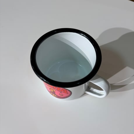 USED LIBRA ENAMEL MUG