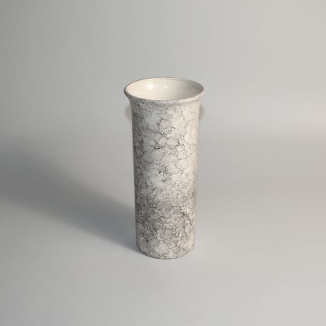 USED MARBLE PATTERN FLOWER VASE