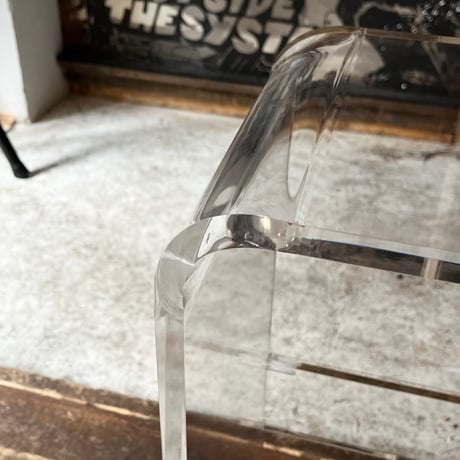 USED ACRYL CONSOLE TABLE