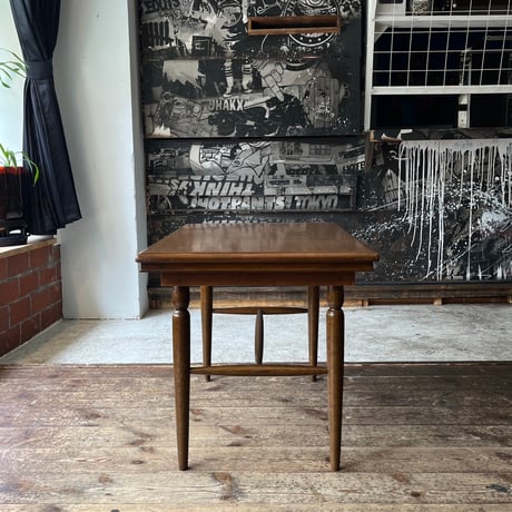 JAPAN USED WOODEN SIDE TABLE