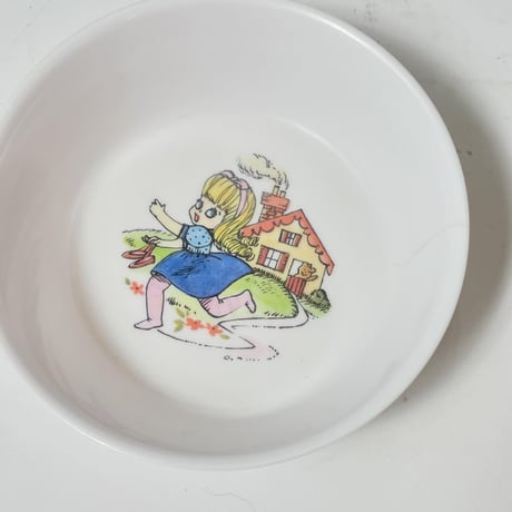 VINTAGE 60'S "ONEIDA DELUXE / GOLDILOCKS" PLASTICS PLATE & BOWL