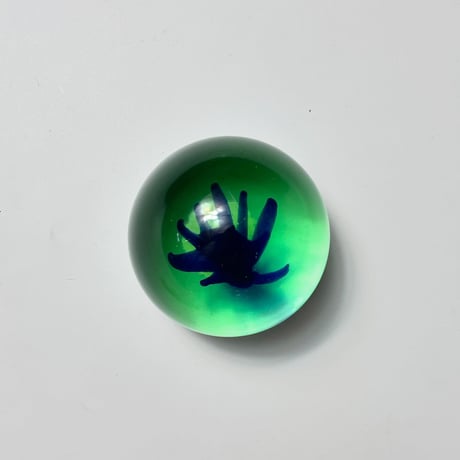 USED "MURANO GLASS" GLASS PAPERWEIGHT