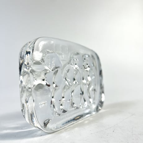 USED GLASS PAPER WEIGHT