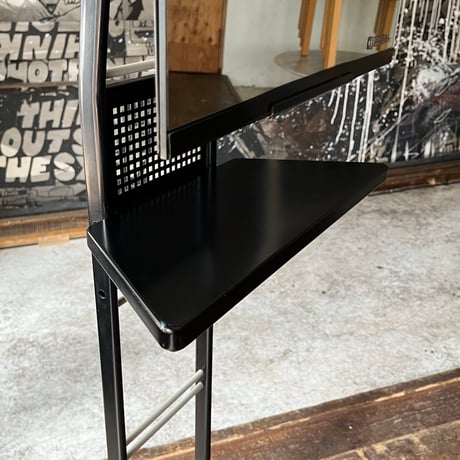 JAPAN USED METAL DRESSER & CHAIR SET