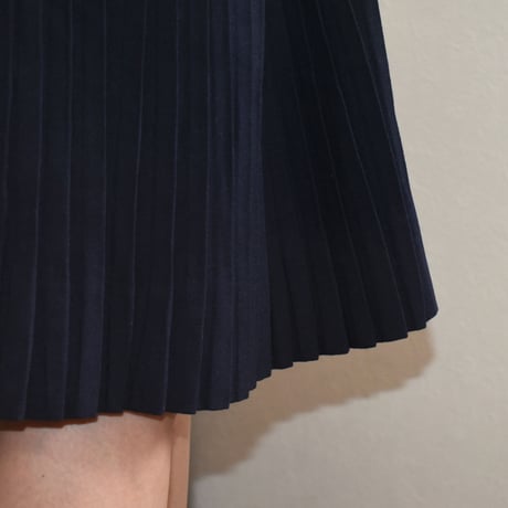 USED 70’S WOOL PLEATED SKIRT