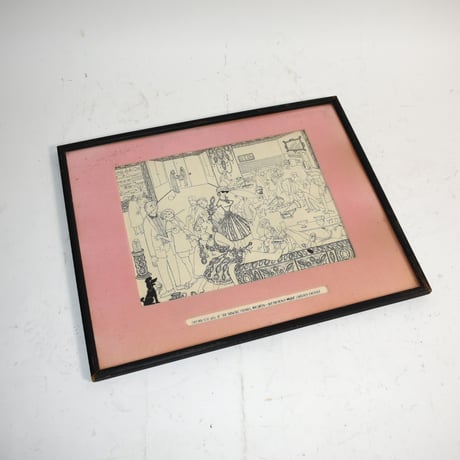 VINTAGE 50-60's PEN ARTWORK