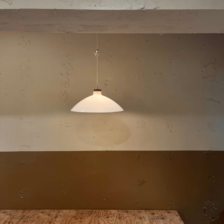 JAPAN USED PLASTICS SHADE PENDANT LAMP