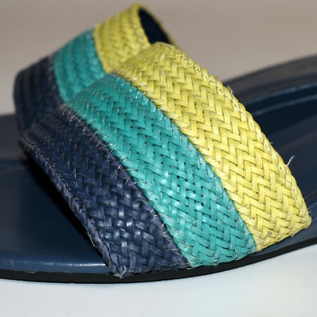 LADIES USED "CALLISTO" MULTICOLORED HEEL SANDAL