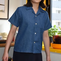 USED DENIM S/S SHIRT