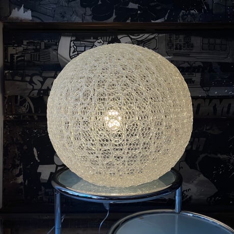 JAPAN USED PLASTICS SHADE FLOOR LAMP