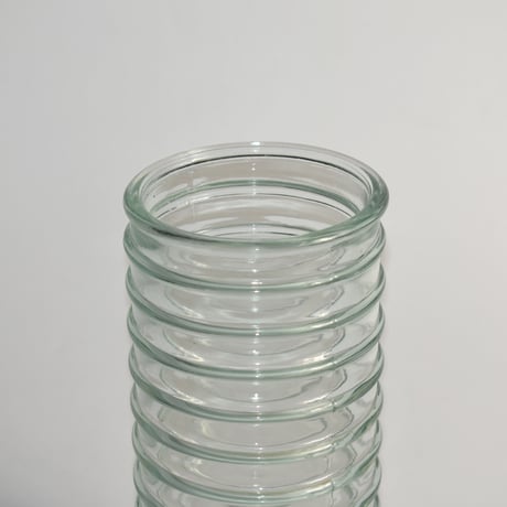 USED "LA MEDITERRANEA" GLASS FLOWER VASE