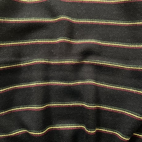 COMFORTABLE REASON  “Pinstripe Rasta Sweater”
