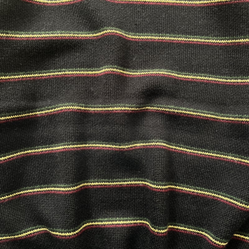 COMFORTABLE REASON “Pinstripe Rasta Sweater” |