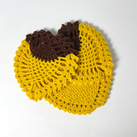 USED HANDMADE CROCHET POT MAT SET