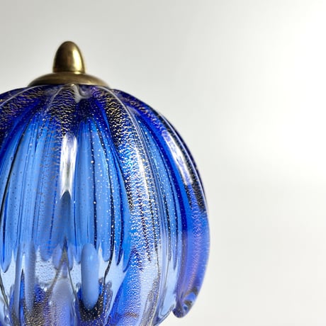 USED GLASS TABLE LAMP