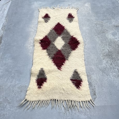 VINTAGE WOOL MOHAIR RUG