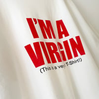 USED 00'S ”I'M A VIRGIN" S/S TSH