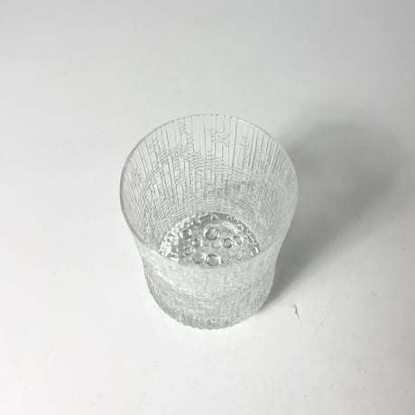USED "IITTALA / ULTIMA THULE" OLD-FASHIONED GLASSES (LARGE)