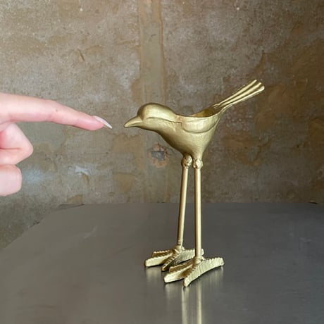 USED BIRD CANDLE HOLDER