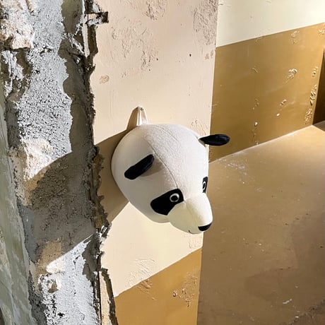 USED WALL HANGING PANDA HEAD