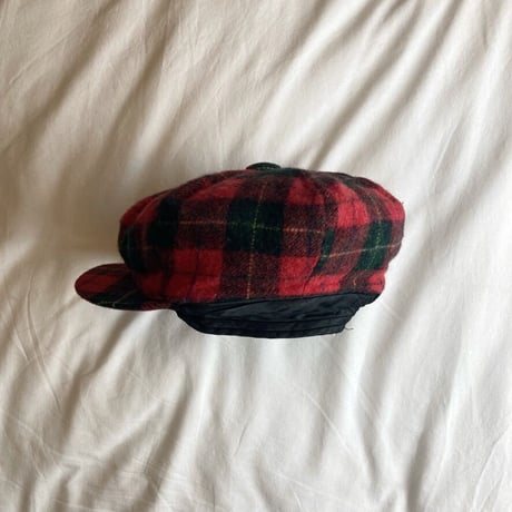 CHECK WOOL CASKET