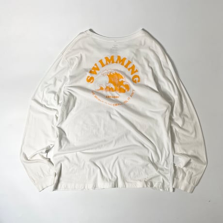 USED "SWIMMING / Mac miller” L/S T-SHIRT