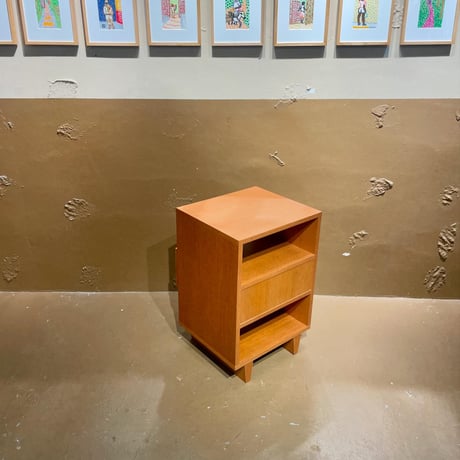 JAPAN USED WOODEN SIDE CHEST