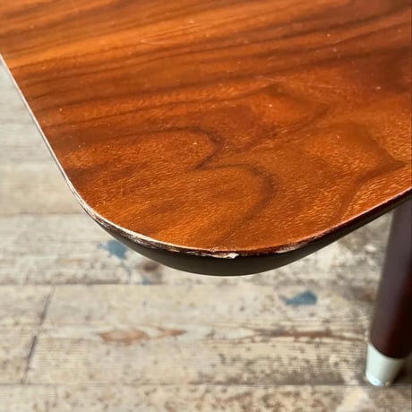 JAPAN USED "MARGINAL" WOODEN L-SHAPED COFFEE TABLE