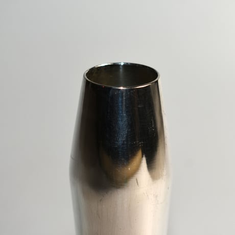 USED NICKEL SILVER FLOWER VASE