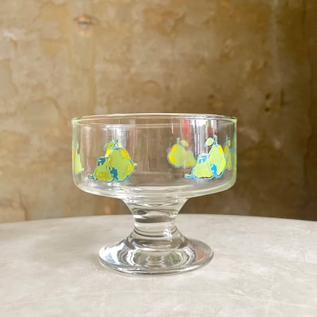 JAPAN NEW “SASAKI GLASS” FRUIT GLASS