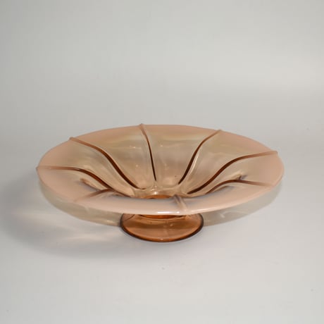 VINTAGE GLASS ART BOWL