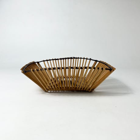 USED HANDMADE BAMBOO BASKET