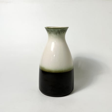 VINTAGE “FAT LAVA” CERAMIC FLOWER VASE