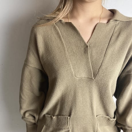 USED DESIGN COTTON KNIT