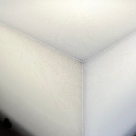 USED PLASTIC SHADE SQUARE LAMP