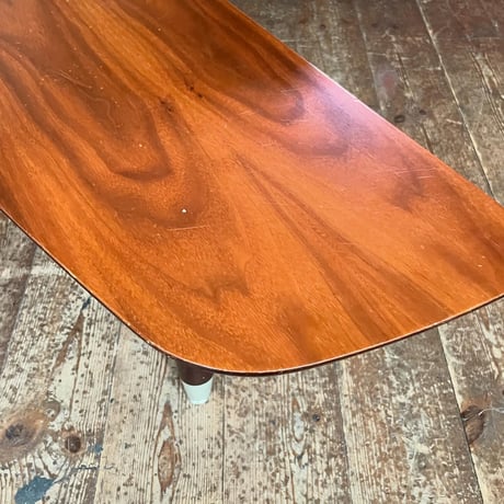 JAPAN USED "MARGINAL" WOODEN L-SHAPED COFFEE TABLE