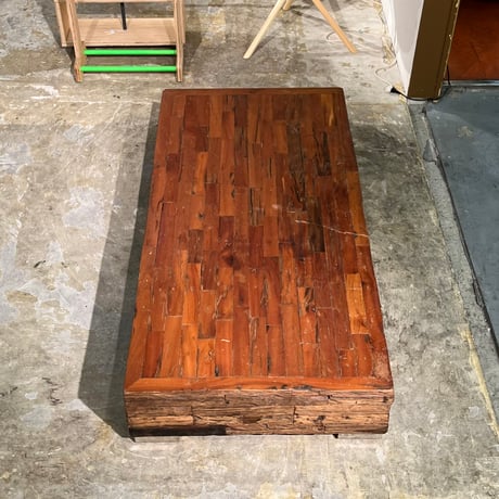 USED WOODEN DINING LOW TABLE